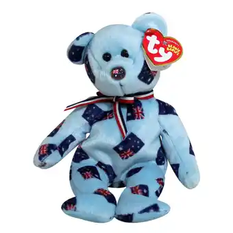 Walmart Ty Beanie Baby: Starry the Bear flag Nose - Australia Exclusive | Stuffed Animal | MWMT's offer
