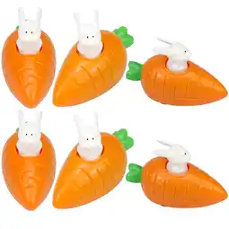 Walmart FRCOLOR 6 Pcs Carrot Pull Back Birthday Gift for Kids Toddler Toy Child offer