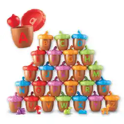 Walmart Learning Resources Alphabet Acorns Activity Set, Alphabet Toys, Ages 3 offer