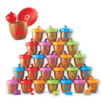 Walmart Learning Resources Alphabet Acorns Activity Set, Alphabet Toys, Ages 3 offer