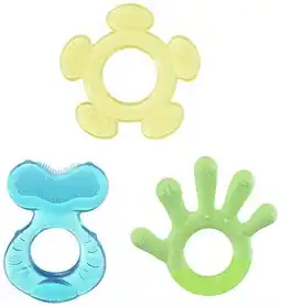 Walmart Nuby 3 Step Soothing Teether Set, BPA Free - Colors may vary offer