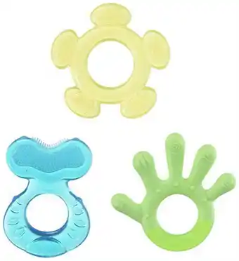Walmart Nuby 3 Step Soothing Teether Set, BPA Free - Colors may vary offer