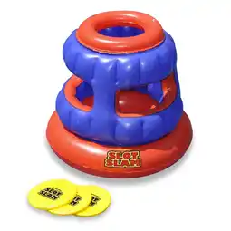 Walmart Swimline 90286 Slot Slam Disc Toss Inflatable Floating Swimming Pool Game Fun offer