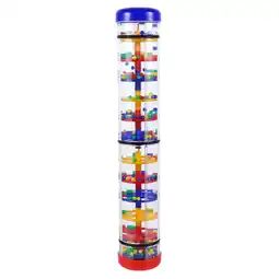 Walmart FRCOLOR Rattle Tube Rain Stick Baby Instrumental Toy for Kid Playing Made of Plastic 6 x 0.8 in offer