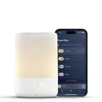 Walmart Nanit Sound & Light Machine a 3-in-1 Audio Monitor, Sound Machine, and Night Light for Child, White offer