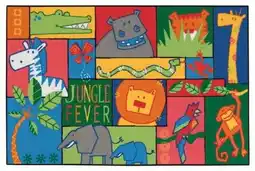 Walmart Jungle Adventure Awaits! Kid's Play Rug - Spark Imagination & Fun! offer