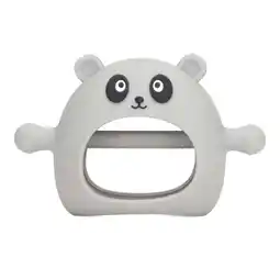 Walmart Baby Hand Teether Toy Soft Silicone Cleanable Prevent Dropping Wearable Wrist Teething Chew Toy Grey offer