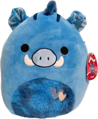 Walmart Squishmallows 2024 Valentine Squad Plush Toy (12 Berjon The Blue Warthog) offer