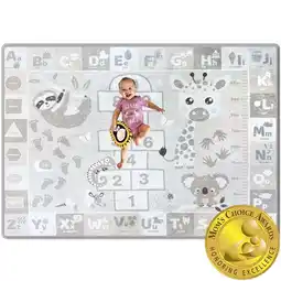 Walmart Quokka Baby Play Mat for Floor - Super Soft Plush Padded Non-Slip ABC Playmats for Toddlers 1-3 offer