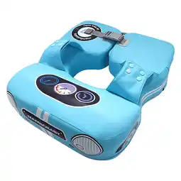 Walmart Mambobaby Car Shaped Swim Float Non-Inflatable Waterproof Boys and Girls, Pearl Foam Blue offer