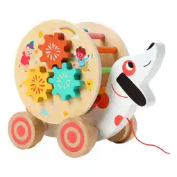 Walmart guohui Animal Push and Pull Along Toy Walking Wooden Toy for 1 Year Olds Kids Gifts puppy offer
