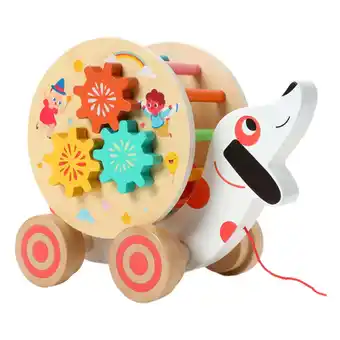 Walmart guohui Animal Push and Pull Along Toy Walking Wooden Toy for 1 Year Olds Kids Gifts puppy offer