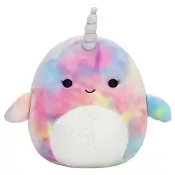 Walmart Squishmallows 14 inch Navina the Rainbow Tie-dye Narwhal - Child's Ultra Soft Stuffed Plush Toy offer