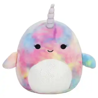 Walmart Squishmallows 14 inch Navina the Rainbow Tie-dye Narwhal - Child's Ultra Soft Stuffed Plush Toy offer
