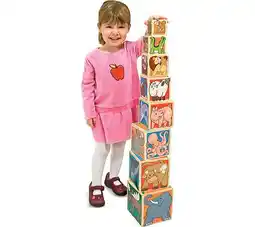 Walmart Melissa & Doug Wooden Animal Nesting Blocks - 8 Blocks Stack to Almost 3 Feet Tall offer