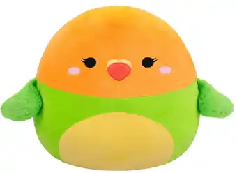 Walmart Squishmallows Original 14-Inch Plath Green and Orange Lovebird offer