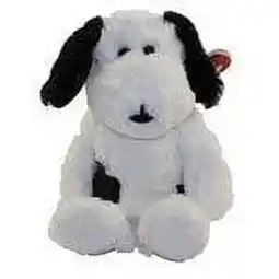 Walmart TY Attic Treasures Muggy Black White Plush Dog Small offer