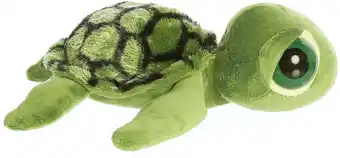 Walmart Aurora - Medium Green Dreamy Eyes - 10 Slide Sea Turtle - Enchanting Stuffed Animal offer