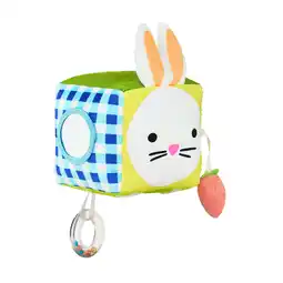 Walmart Spark.Create.Imagine. Easter Bunny Activity Toy Soft Plush Fabric Cube for Age 0 Month+ offer