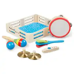Walmart Melissa & Doug Music Makers 7-Piece Wooden Musical Instrument Set offer