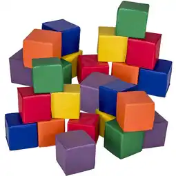 Walmart Gymax 24-Piece 8'' PU Foam Big Building Blocks Colorful Soft Blocks Play Set For Kids offer