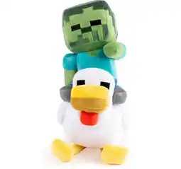 Walmart Minecraft Plush Pillow Buddy - Soft Plushie Stuffed Pillow, 14 Inches, Multicolored - Chicken Jockey offer