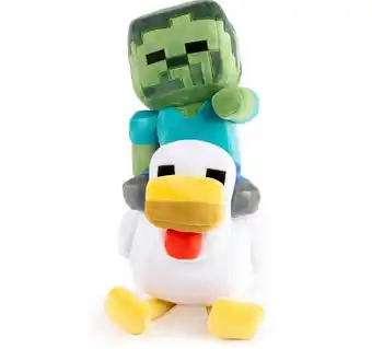 Walmart Minecraft Plush Pillow Buddy - Soft Plushie Stuffed Pillow, 14 Inches, Multicolored - Chicken Jockey offer