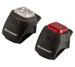 Walmart Schwinn Quick Wrap LED Bike Light Set, 30 Lumens, Black offer