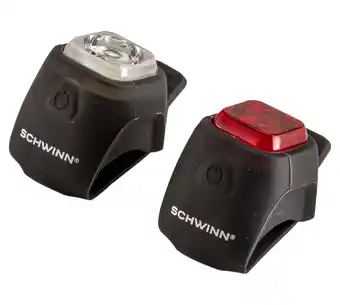 Walmart Schwinn Quick Wrap LED Bike Light Set, 30 Lumens, Black offer