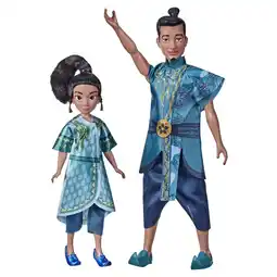 Walmart Disney Raya and the Last Dragon Young Raya and Chief Benja Dolls with Clothes offer