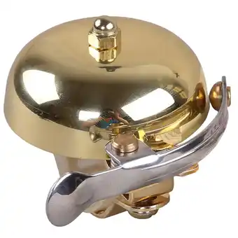 Walmart 1Pc Bike Bell Bells Loud Crisp Sound Hand Ringing Bike Safty Bike Bell for Cycling Biking (Golden) offer