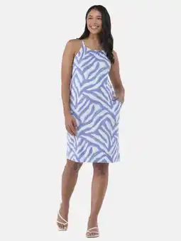 Walmart Time and Tru Women's Halter Dress with Pockets, Sizes XS-XXXL offer