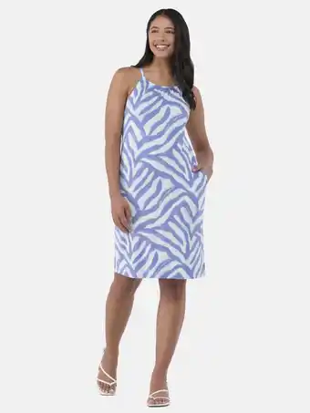 Walmart Time and Tru Women's Halter Dress with Pockets, Sizes XS-XXXL offer