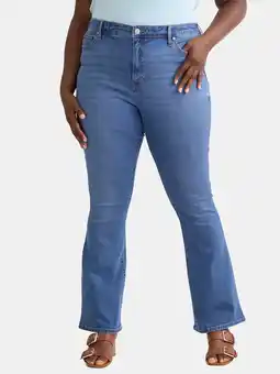 Walmart Terra & Sky Women's Plus Size Bootcut High Rise Jeans, 32” Inseam Regular offer