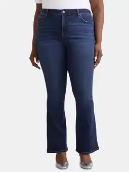 Walmart Terra & Sky Women's Plus Size Bootcut High Rise Jeans, 32” Inseam Regular offer
