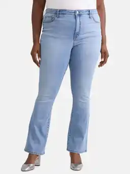 Walmart Terra & Sky Women's Plus Size Bootcut High Rise Jeans, 32” Inseam Regular offer