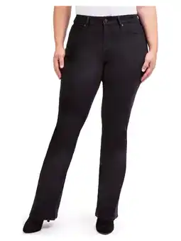 Walmart Jordache Women's Mid Rise Curvy Bootcut Jeans, Available in 30 and 32 Inseams offer