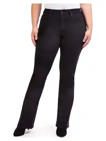 Walmart Jordache Women's Mid Rise Curvy Bootcut Jeans, Available in 30 and 32 Inseams offer