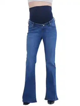 Walmart Time and Tru Maternity Flare Leg Jean, Sizes S-XXL offer