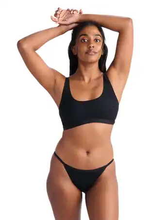 Walmart Parade Scoop Bralette and String Cheeky Set, Sizes XS to 3XL offer
