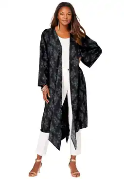 Walmart Roaman's Women's Plus Size Hanky Hem wrap offer