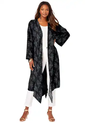 Walmart Roaman's Women's Plus Size Hanky Hem wrap offer