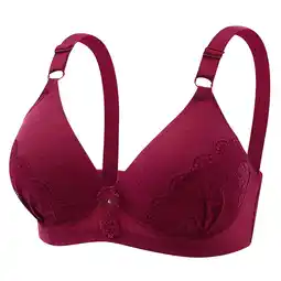 Walmart Womens Plus Size $5,Women Thin Plus Size Breathable Gathered Underwear Women Non-Steel Bra Daily Bra offer