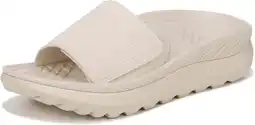Walmart Vionic Unisex Rejuvenate Sandals Cream White M10.5 / W12 offer