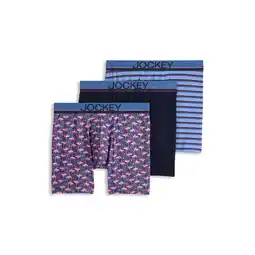 Walmart Jockey Men's True Style 6 Boxer Brief - 3 Pack offer