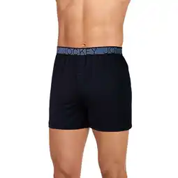 Walmart Jockey Men's Active Microfiber 4.5 Boxer offer