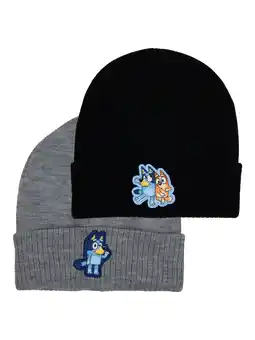 Walmart Men's Bluey 2-Pack Beanie Style Hat Set, One Size offer