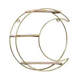 Walmart jicheng Metal 3 Tier Wall Hanging Shelf Decor Multifunctional for Storage Decorative Moon offer