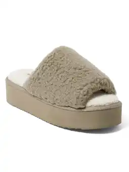 Walmart Dearfoams Cozy Comfort Women's Platform Terry Slide Slipper offer