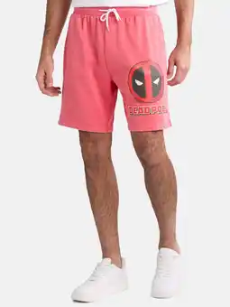 Walmart Deadpool Men's and Big Men's Badge Graphic Jogger Shorts, Sizes S-3XL offer